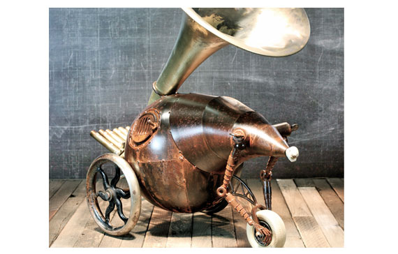 3 Wheeled Horn by Greg Brotherton