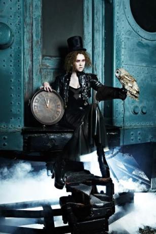 ANTM contestant Brittany Steampunk photoshoot