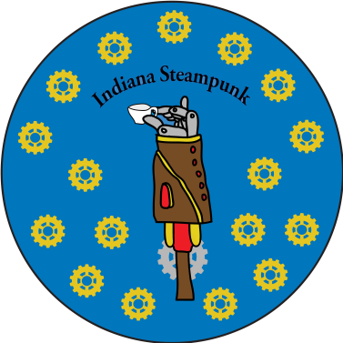 Indiana Steampunk Society Pin Contest entry (2015)